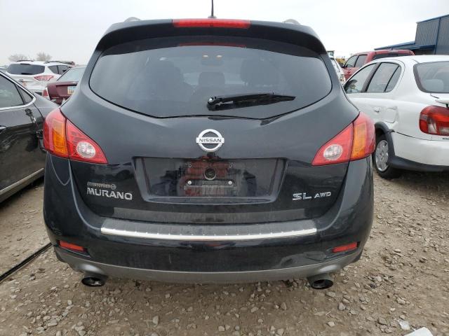 JN8AZ18W59W213971 - 2009 NISSAN MURANO S BLACK photo 6