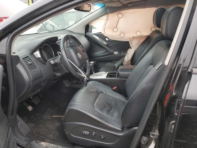 JN8AZ18W59W213971 - 2009 NISSAN MURANO S BLACK photo 7