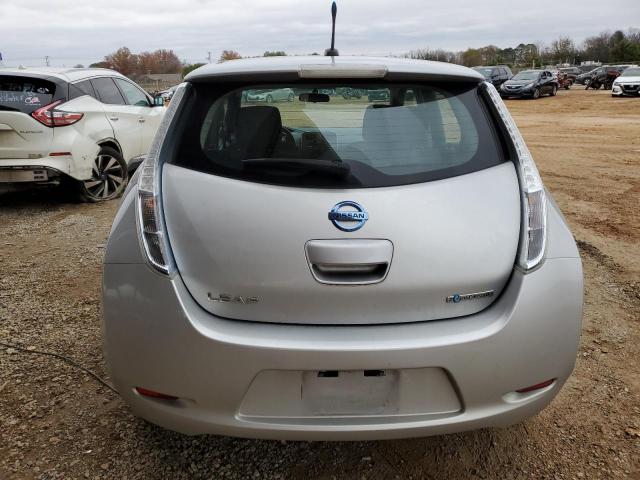 1N4AZ0CP8DC421087 - 2013 NISSAN LEAF S SILVER photo 6