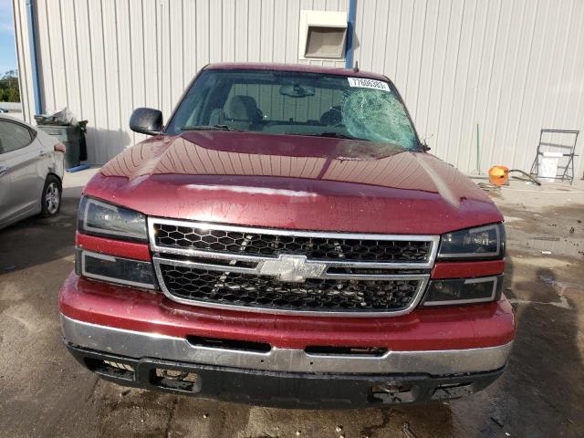 1GCEK19Z87Z202257 - 2007 CHEVROLET SILVERADO K1500 CLASSIC RED photo 5