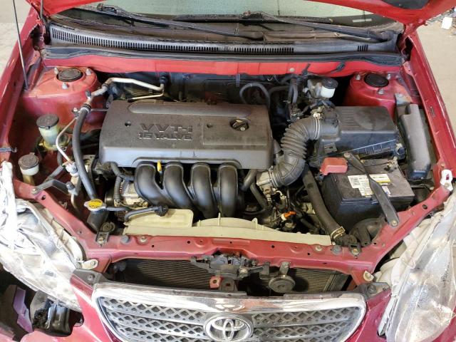 2T1BR30E26C594018 - 2006 TOYOTA COROLLA CE RED photo 11