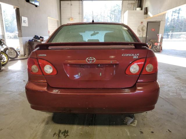 2T1BR30E26C594018 - 2006 TOYOTA COROLLA CE RED photo 6