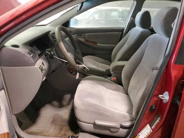 2T1BR30E26C594018 - 2006 TOYOTA COROLLA CE RED photo 7