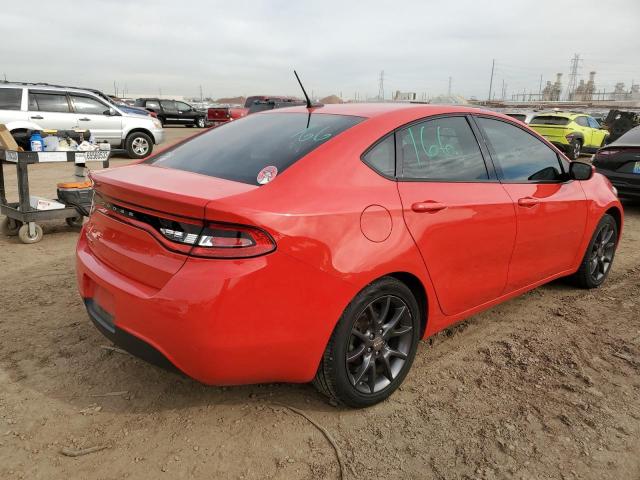 1C3CDFAA0GD750968 - 2016 DODGE DART SE RED photo 3