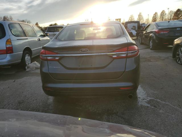 3FA6P0G77HR227583 - 2017 FORD FUSION S GRAY photo 6