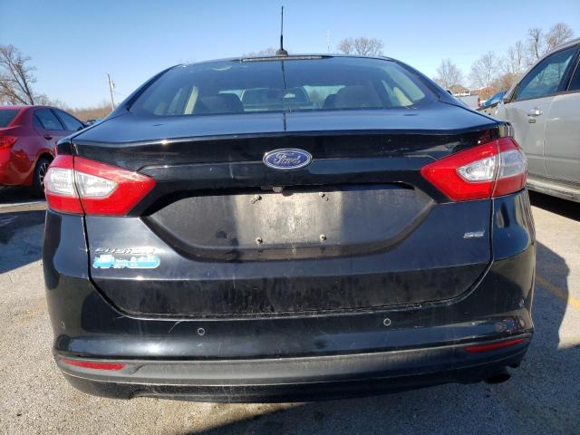 3FA6P0H72GR380661 - 2016 FORD FUSION SE BLACK photo 6