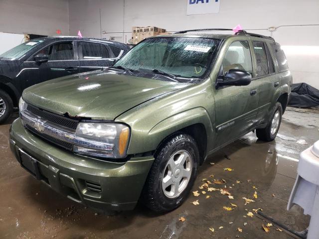 1GNDT13S322248642 - 2002 CHEVROLET TRAILBLAZE GREEN photo 1