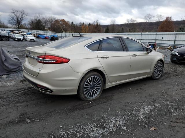 3FA6P0T97HR261580 - 2017 FORD FUSION SE TAN photo 3