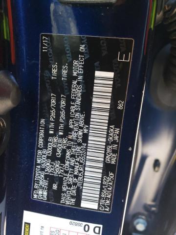 JTEBU5JR1J5523194 - 2018 TOYOTA 4RUNNER SR5/SR5 PREMIUM ლურჯი ფოტო 13