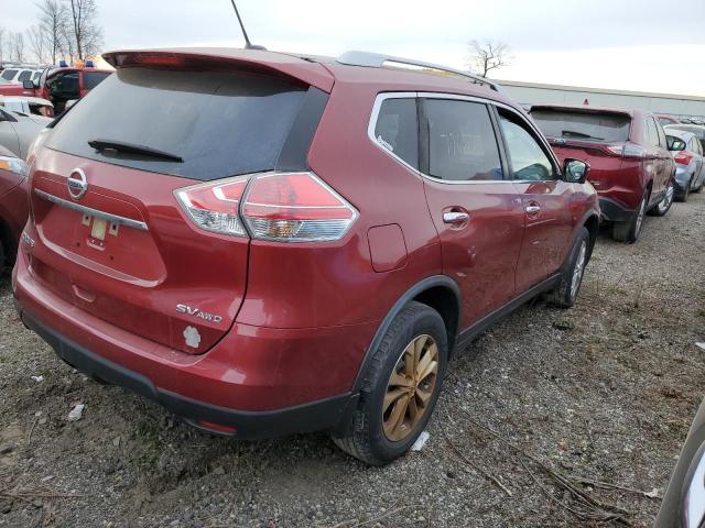 JN8AT2MV0GW139182 - 2016 NISSAN ROGUE S MAROON photo 3