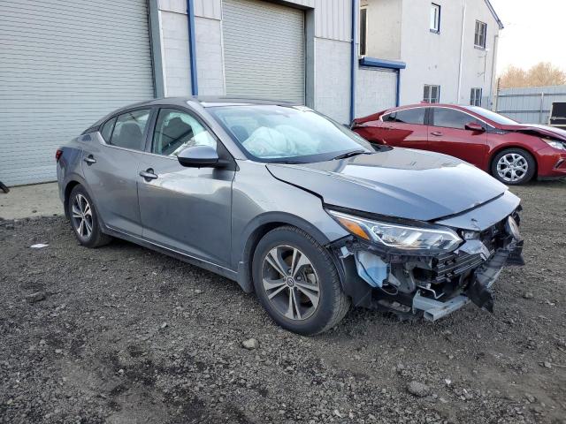 3N1AB8CV5NY210632 - 2022 NISSAN SENTRA SV GRAY photo 4