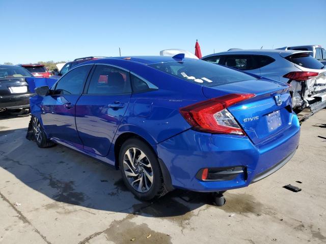 19XFC2F81HE003020 - 2017 HONDA CIVIC EX BLUE photo 2