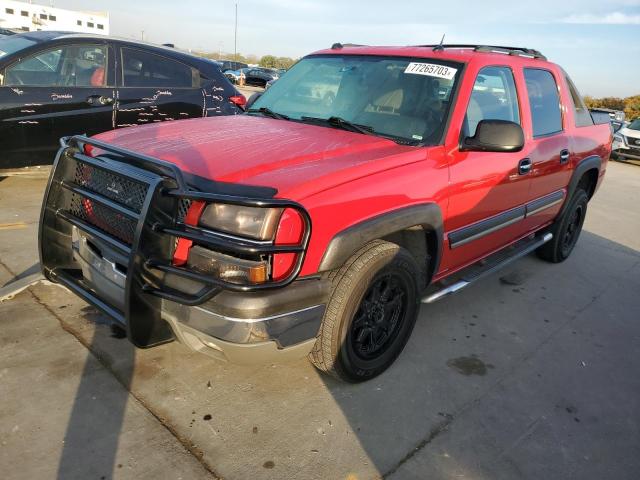 3GNEC12Z95G165487 - 2005 CHEVROLET AVALANCHE C1500 RED photo 1