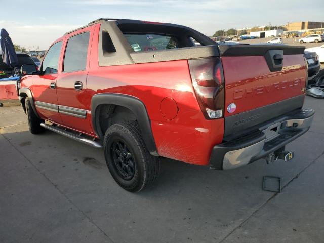 3GNEC12Z95G165487 - 2005 CHEVROLET AVALANCHE C1500 RED photo 2