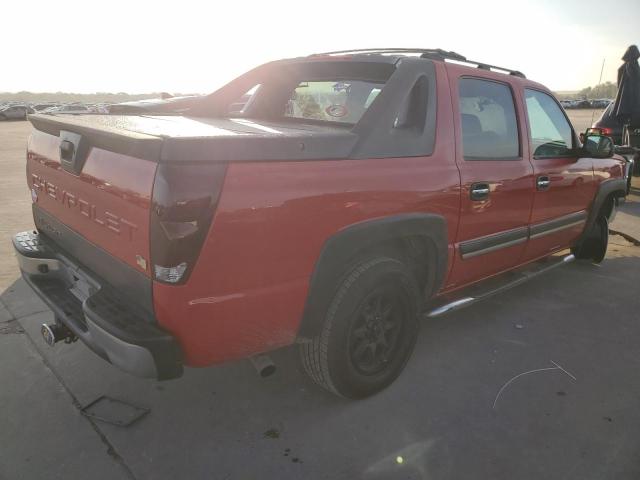 3GNEC12Z95G165487 - 2005 CHEVROLET AVALANCHE C1500 RED photo 3