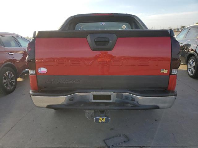 3GNEC12Z95G165487 - 2005 CHEVROLET AVALANCHE C1500 RED photo 6