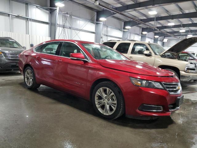 1G1125S3XEU125972 - 2014 CHEVROLET IMPALA LT RED photo 4