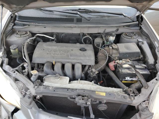 2T1KR32E84C314080 - 2004 TOYOTA COROLLA MA XR GRAY photo 11