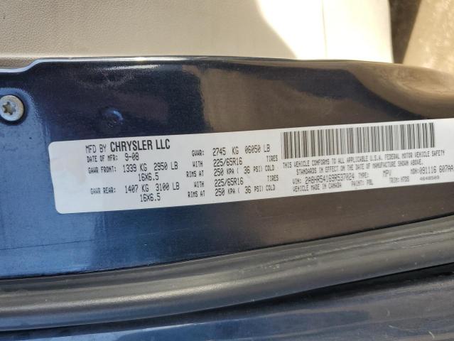 2A8HR54169R537024 - 2009 CHRYSLER TOWN & COU TOURING BLUE photo 14