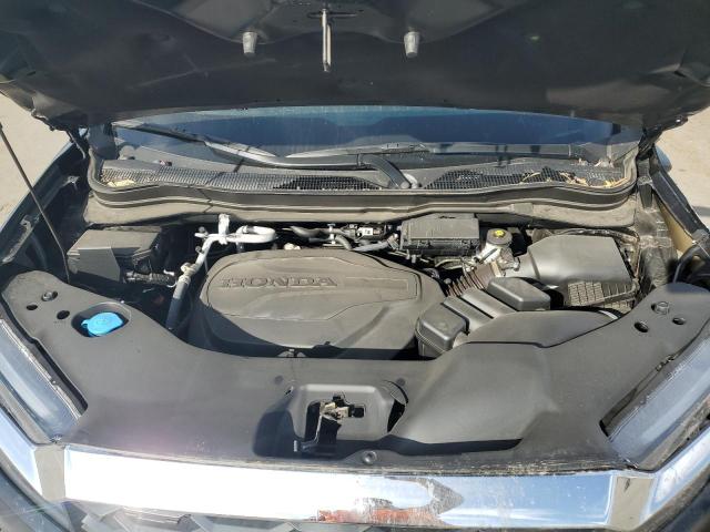 5FNYF8H58NB030470 - 2022 HONDA PASSPORT EXL BLACK photo 12