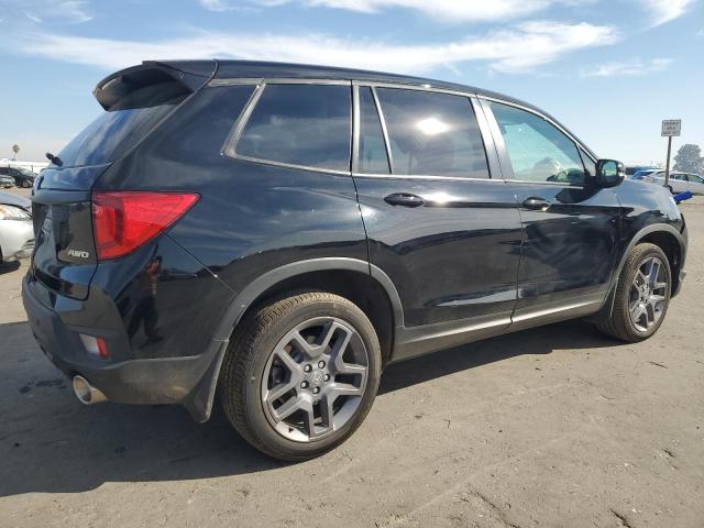 5FNYF8H58NB030470 - 2022 HONDA PASSPORT EXL BLACK photo 3