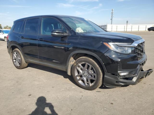 5FNYF8H58NB030470 - 2022 HONDA PASSPORT EXL BLACK photo 4
