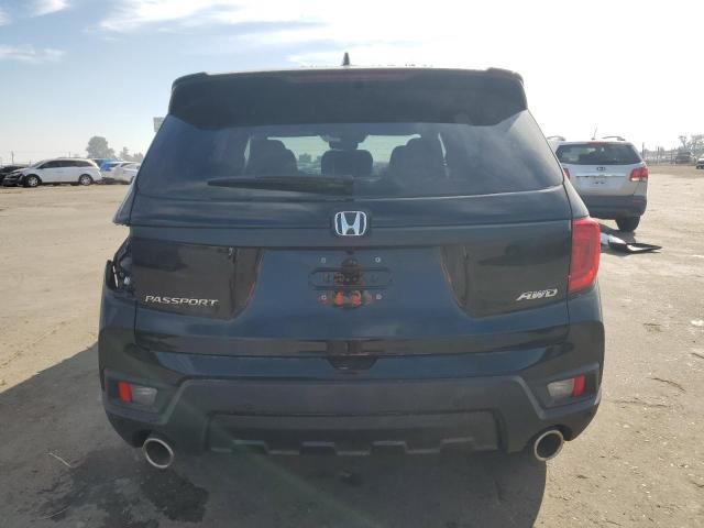 5FNYF8H58NB030470 - 2022 HONDA PASSPORT EXL BLACK photo 6
