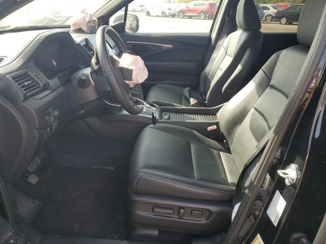 5FNYF8H58NB030470 - 2022 HONDA PASSPORT EXL BLACK photo 7