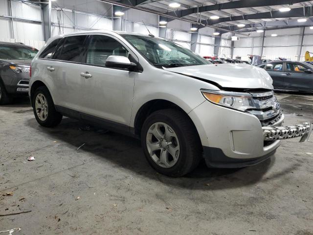 2FMDK4JC0EBB46900 - 2014 FORD EDGE SEL SILVER photo 4