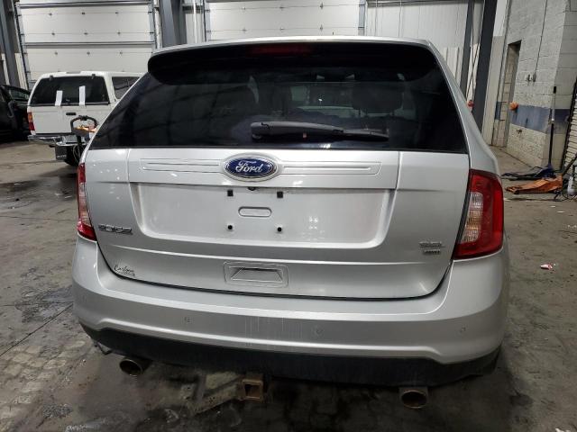 2FMDK4JC0EBB46900 - 2014 FORD EDGE SEL SILVER photo 6