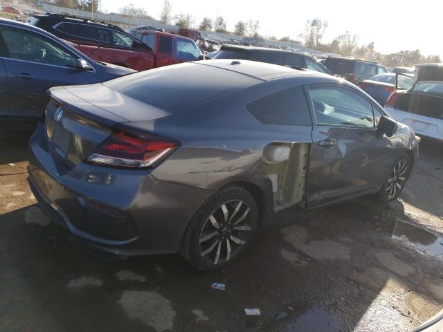 2HGFG3B07FH531626 - 2015 HONDA CIVIC EXL 灰色 照片 3