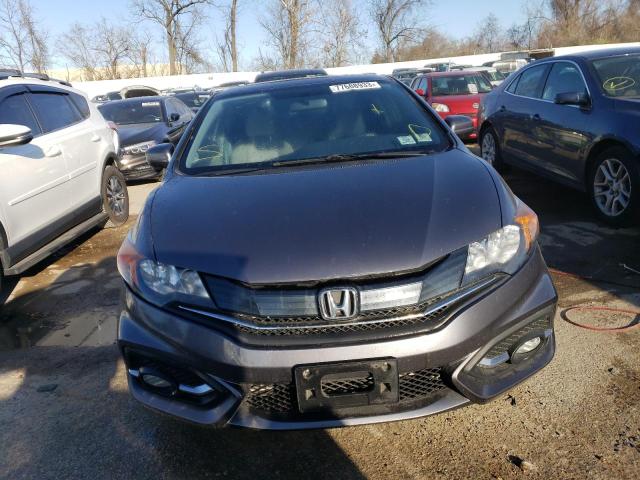 2HGFG3B07FH531626 - 2015 HONDA CIVIC EXL GRAY photo 5