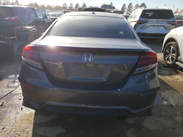 2HGFG3B07FH531626 - 2015 HONDA CIVIC EXL GRAY photo 6