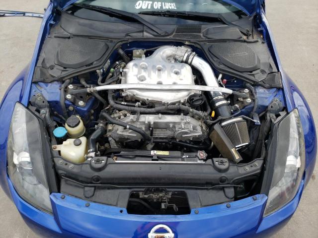 JN1AZ34D64T152977 - 2004 NISSAN 350Z COUPE BLUE photo 11