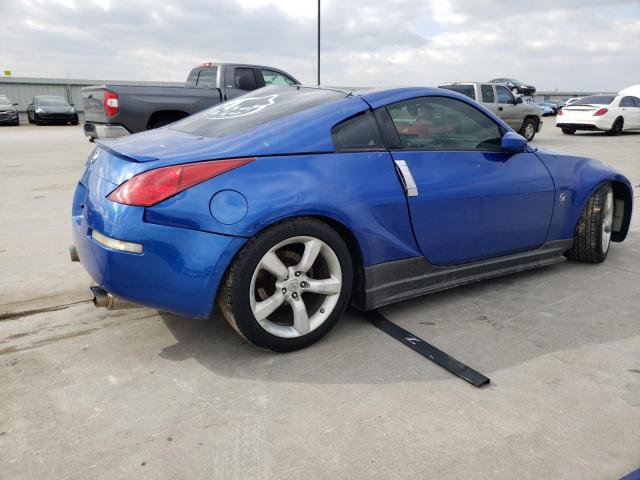 JN1AZ34D64T152977 - 2004 NISSAN 350Z COUPE BLUE photo 3