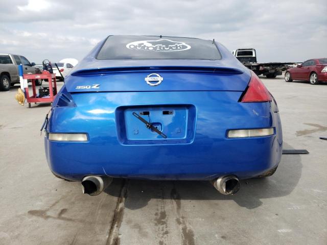 JN1AZ34D64T152977 - 2004 NISSAN 350Z COUPE BLUE photo 6