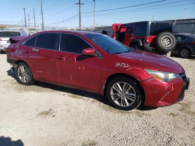 4T1BF1FK8GU524517 - 2016 TOYOTA CAMRY LE RED photo 4