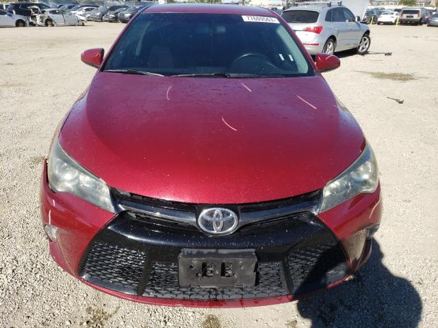 4T1BF1FK8GU524517 - 2016 TOYOTA CAMRY LE RED photo 5