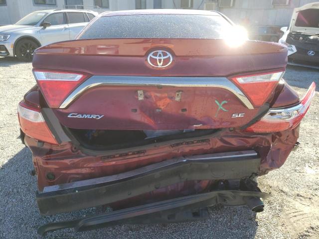 4T1BF1FK8GU524517 - 2016 TOYOTA CAMRY LE RED photo 6