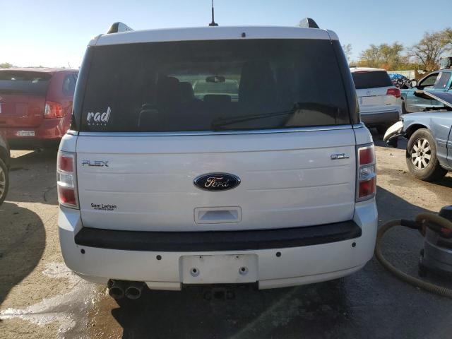 2FMGK5CC5CBD17279 - 2012 FORD FLEX SEL WHITE photo 6