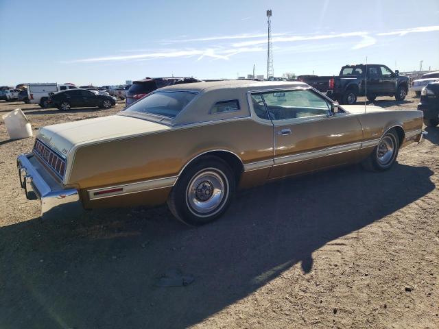 6Y87A122797 - 1976 FORD THUNDERB GOLD photo 3