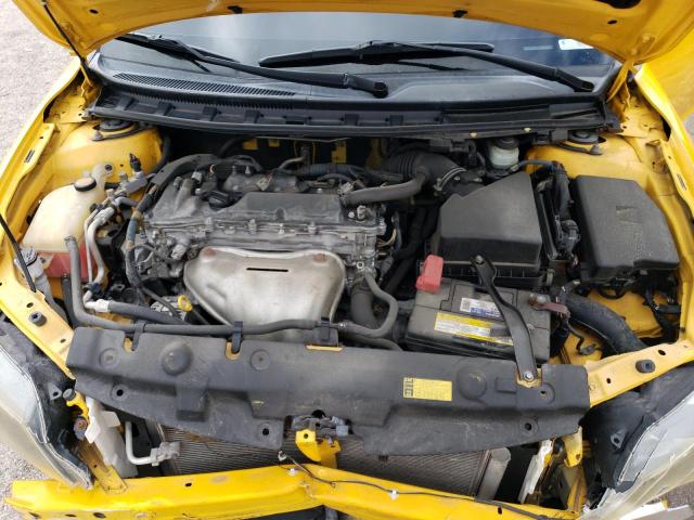JTKJF5C74C3029652 - 2012 TOYOTA SCION TC 黄色 照片 11