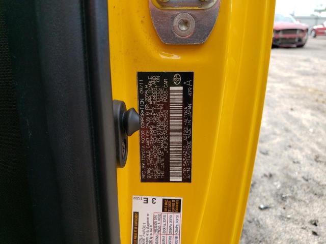 JTKJF5C74C3029652 - 2012 TOYOTA SCION TC 黄色 照片 13