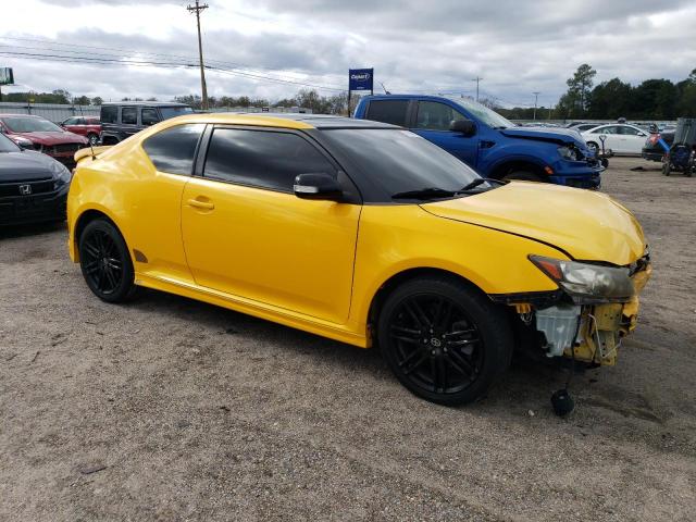 JTKJF5C74C3029652 - 2012 TOYOTA SCION TC 黄色 照片 4