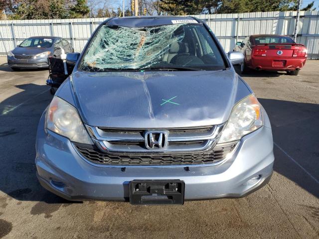 5J6RE4H76BL033114 - 2011 HONDA CR-V EXL BLUE photo 5