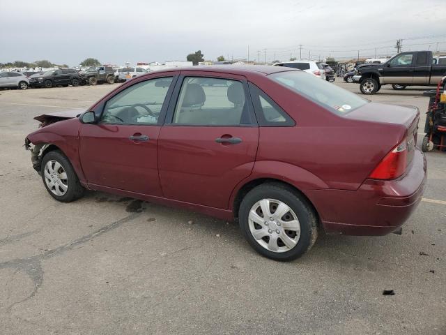 1FAFP34N07W261543 - 2007 FORD FOCUS ZX4 MAROON photo 2