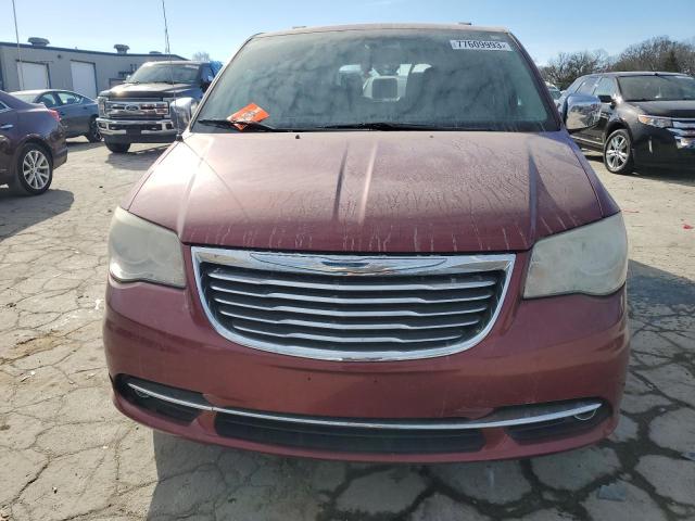 2C4RC1CG6CR156390 - 2012 CHRYSLER TOWN & COU TOURING L RED photo 5