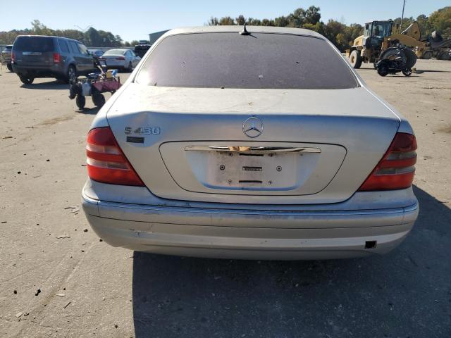 WDBNG70J92A283125 - 2002 MERCEDES-BENZ S 430 SILVER photo 6