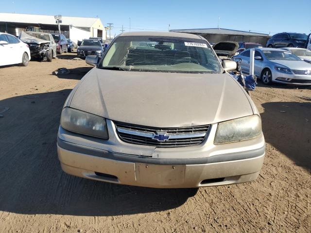 2G1WF52E749368601 - 2004 CHEVROLET IMPALA GOLD photo 5