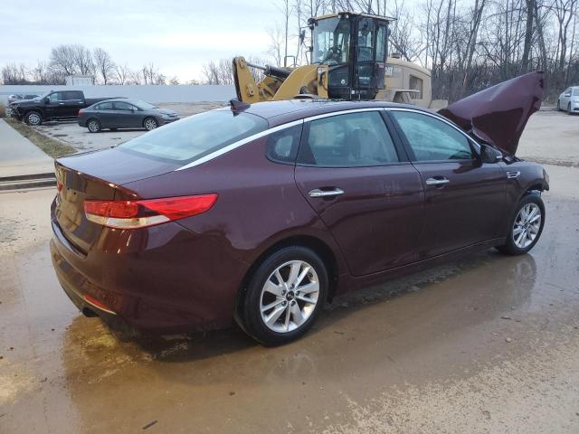 5XXGT4L36GG115052 - 2016 KIA OPTIMA LX BURGUNDY photo 3